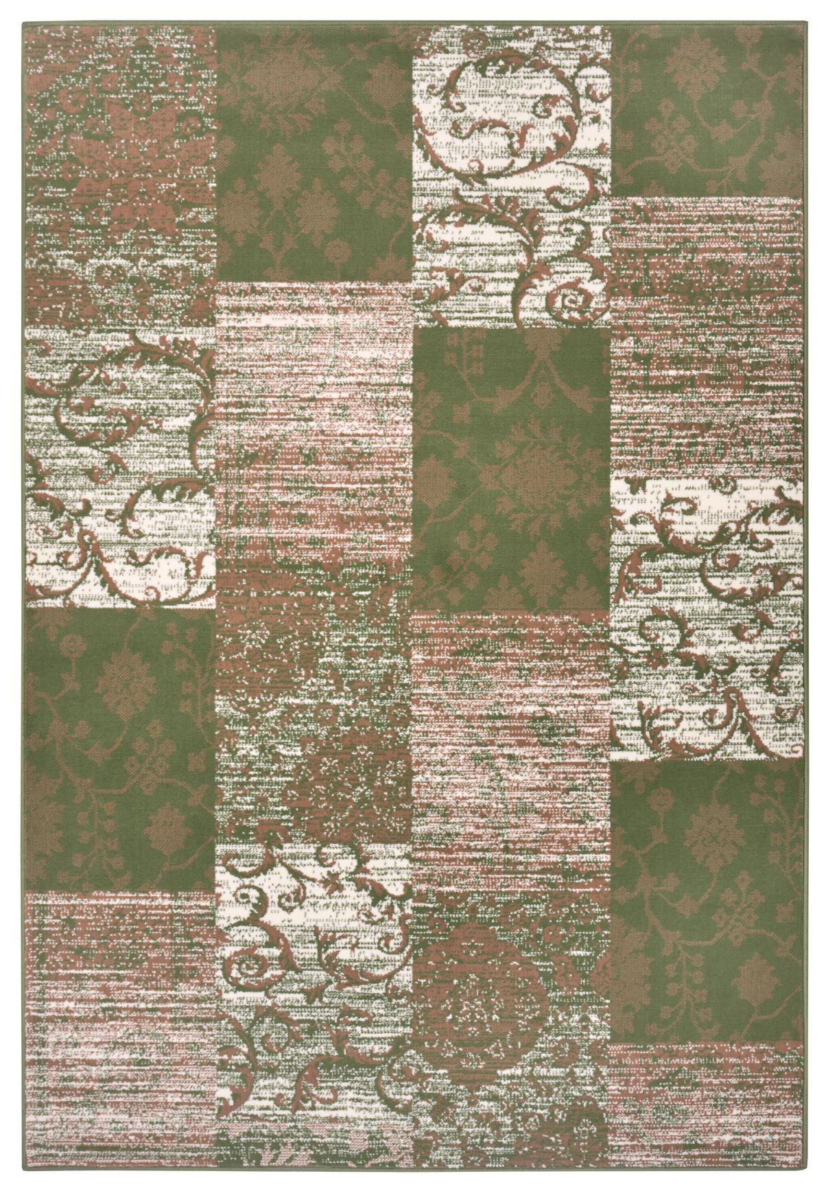 Hanse Home, Kusový koberec Gloria 105521 Green Creme, 235x320, zelená, chodba / predsieň