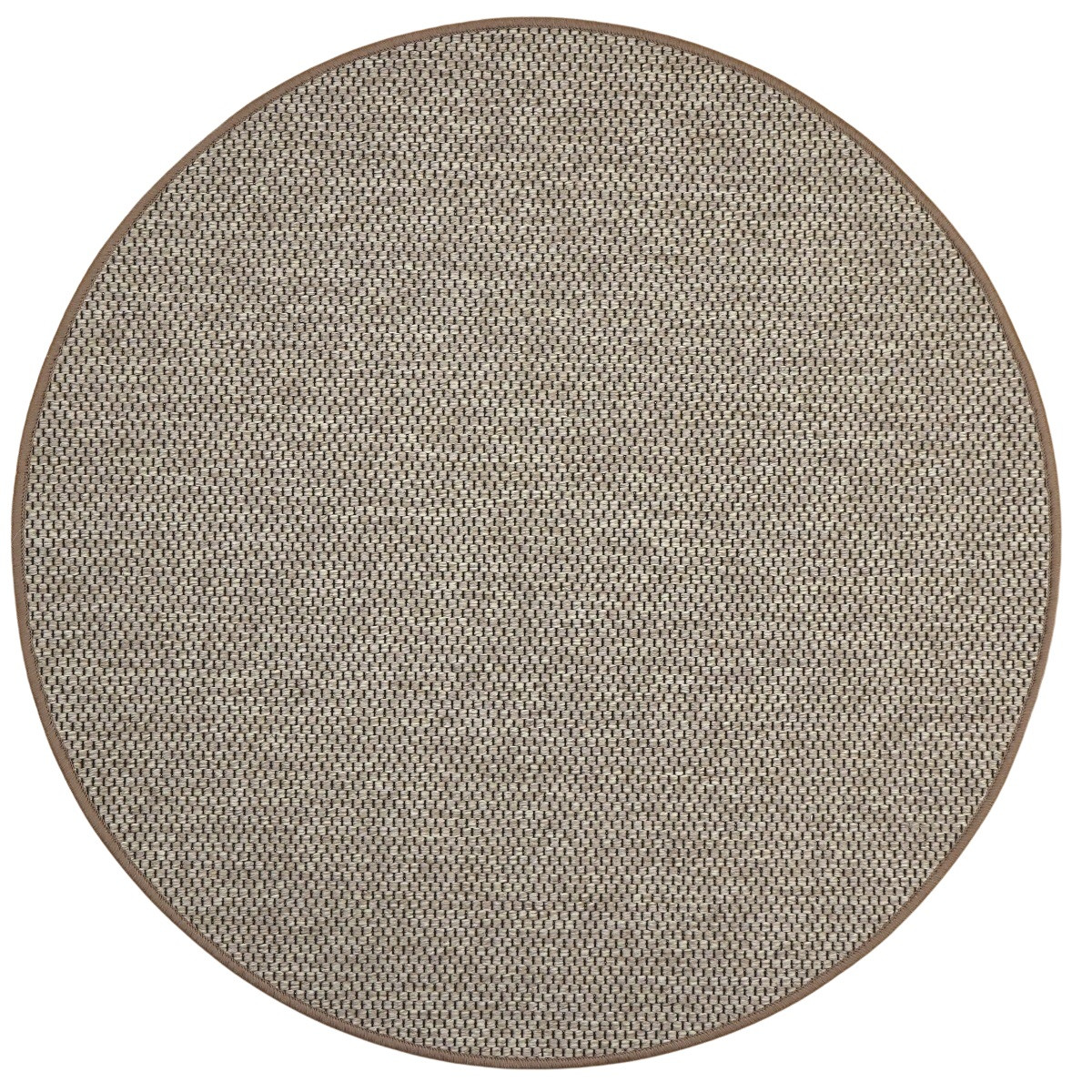 Kusový koberec Nature svetle béžový okrúhly - 120x120 (priemer) kruh cm Vopi koberce 