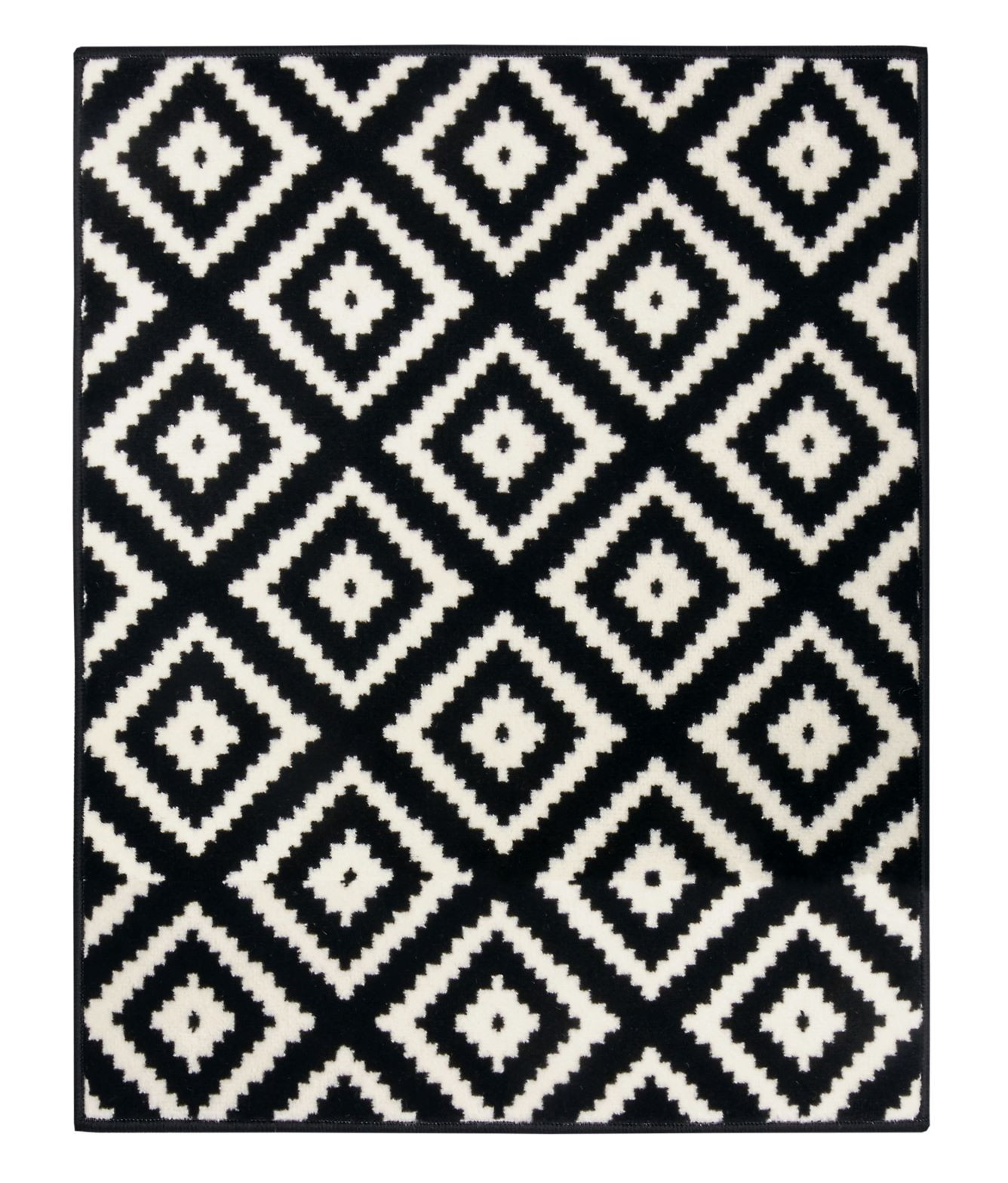 Hanse Home, Kusový koberec Hamla 105477 Black Cream, 160x230, čiernobiela, chodba / predsieň