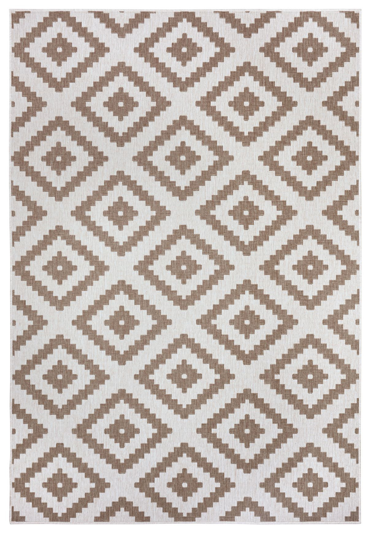 Kusový koberec Twin-Wendeteppiche 105460 Linen – na von aj na doma - 80x250 cm NORTHRUGS - Hanse Home koberce 