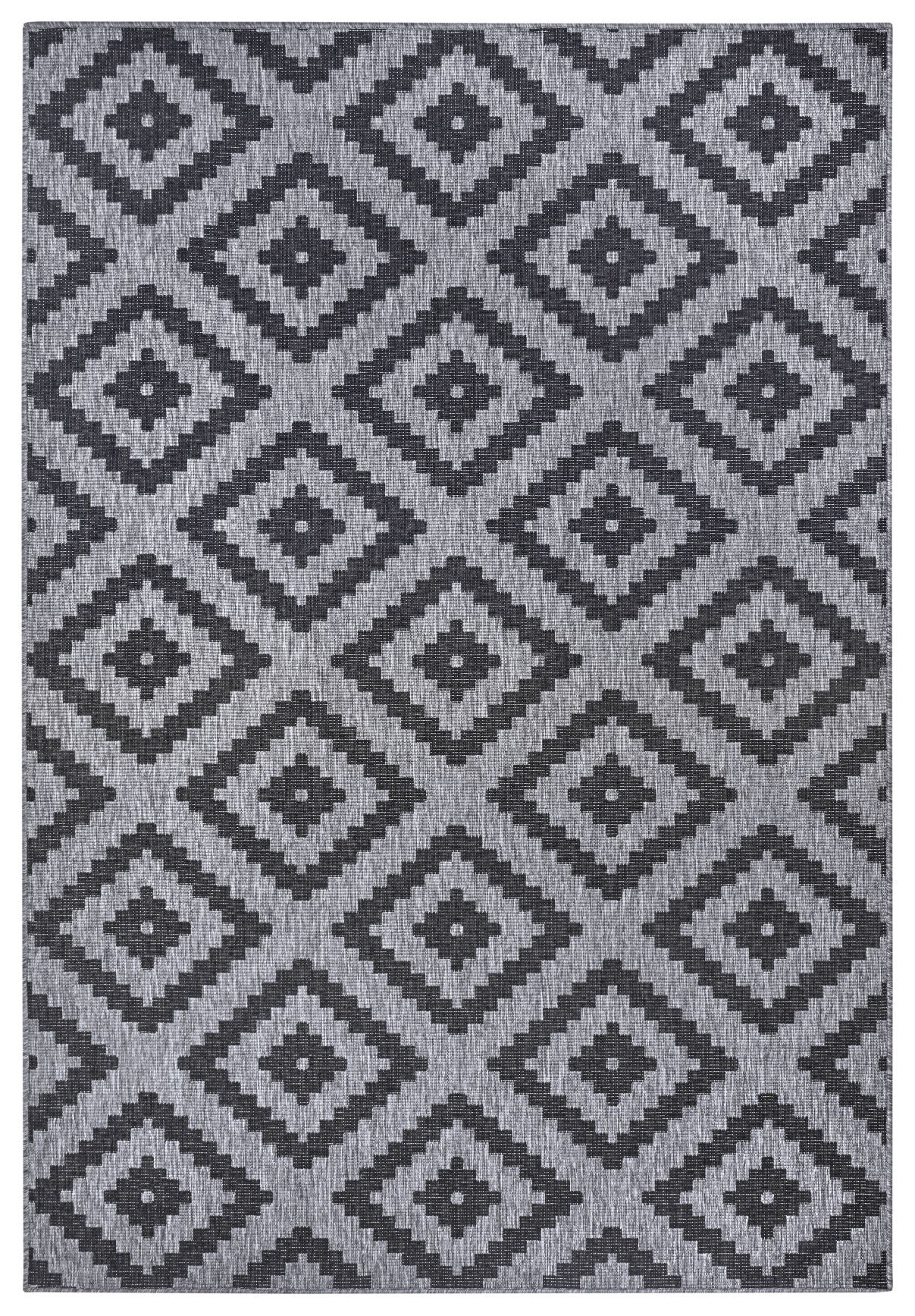 Kusový koberec Twin-Wendeteppiche 105461 Night Silver – na von aj na doma - 80x350 cm NORTHRUGS - Hanse Home koberce 