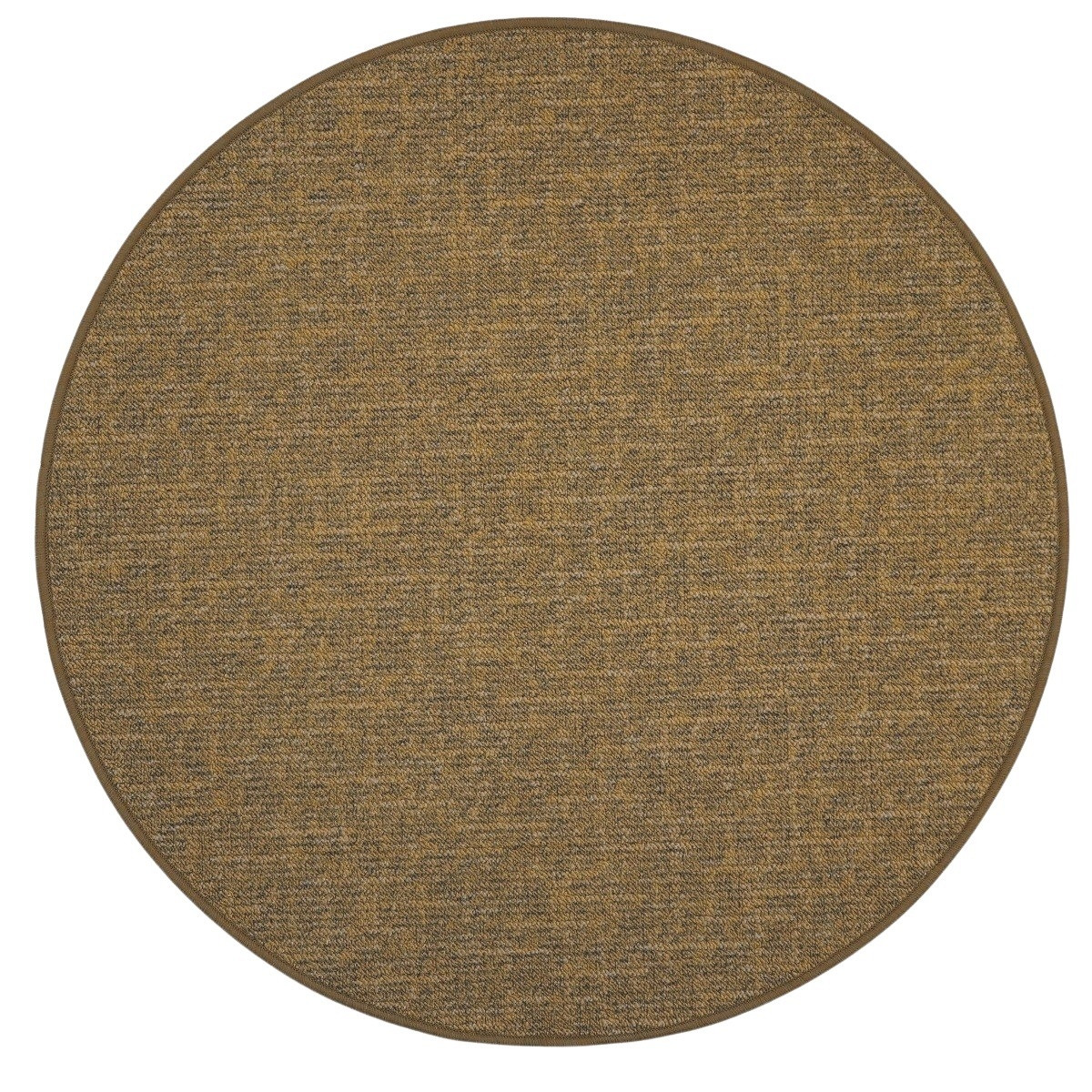 Vopi, Kusový koberec Alassio zlatohnedý okrúhly, 120x120 (priemer) kruh, hnedá, chodba / predsieň