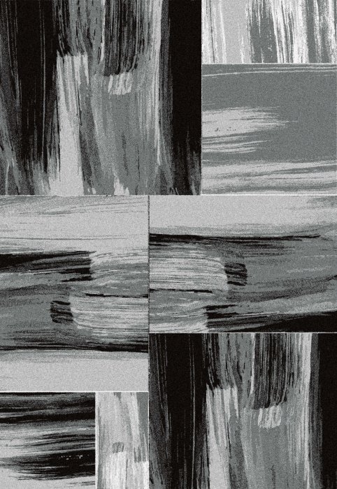 Ayyildiz, Kusový koberec Lima 1350 grey, 80x150, šedá, kancelária