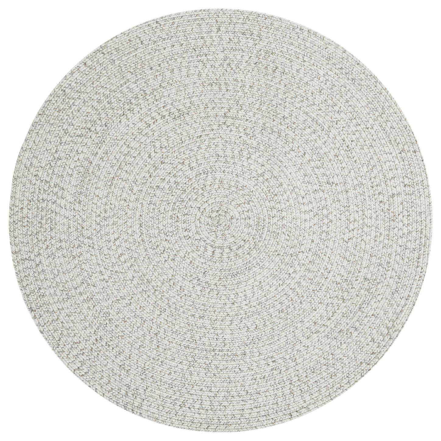 Kusový koberec Braided 105553 Light Melange kruh – na von aj na doma - 150x150 (priemer) kruh cm NORTHRUGS - Hanse Home koberce 