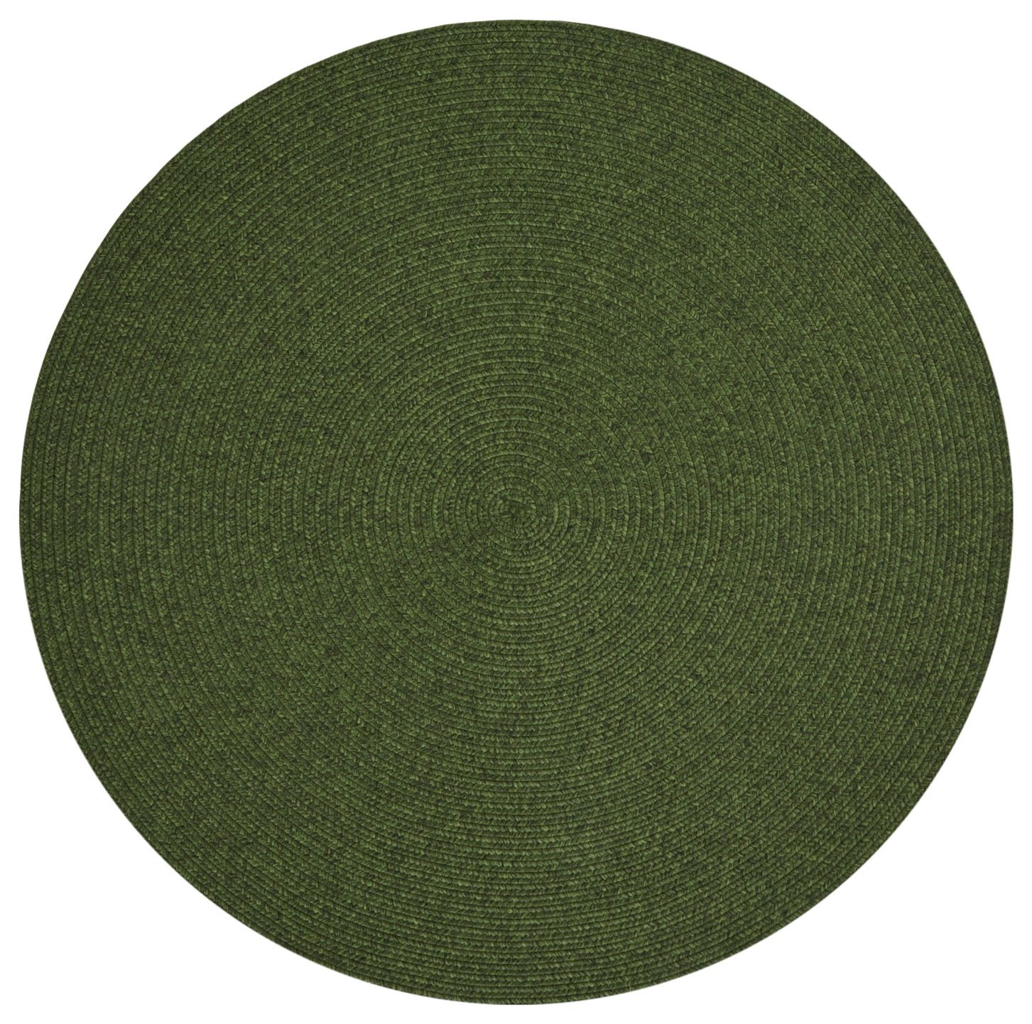 Kusový koberec Braided 105554 Green kruh – na von aj na doma - 150x150 (priemer) kruh cm NORTHRUGS - Hanse Home koberce 