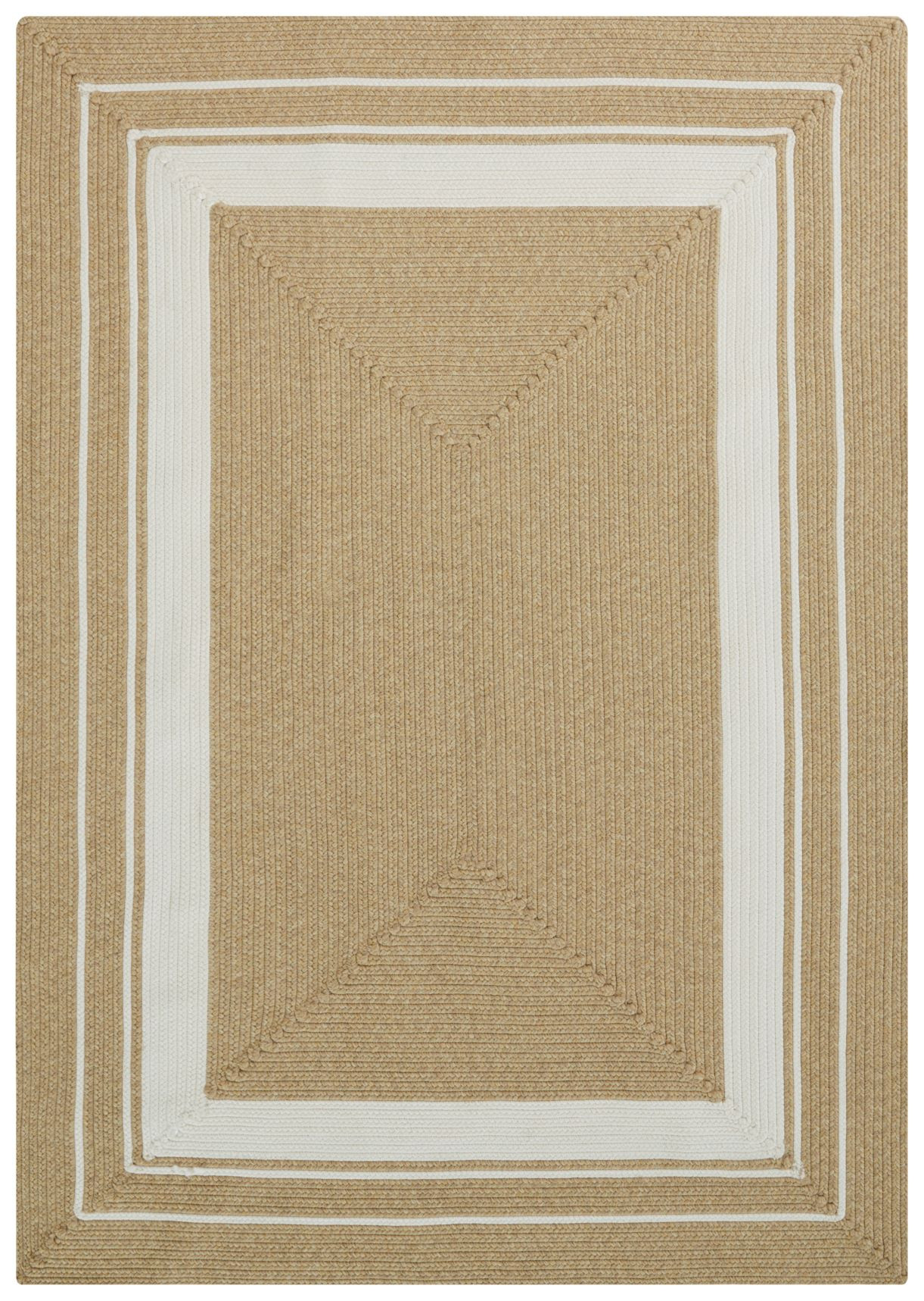 Kusový koberec Braided 105556 Creme Beige – na von aj na doma - 80x150 cm NORTHRUGS - Hanse Home koberce 