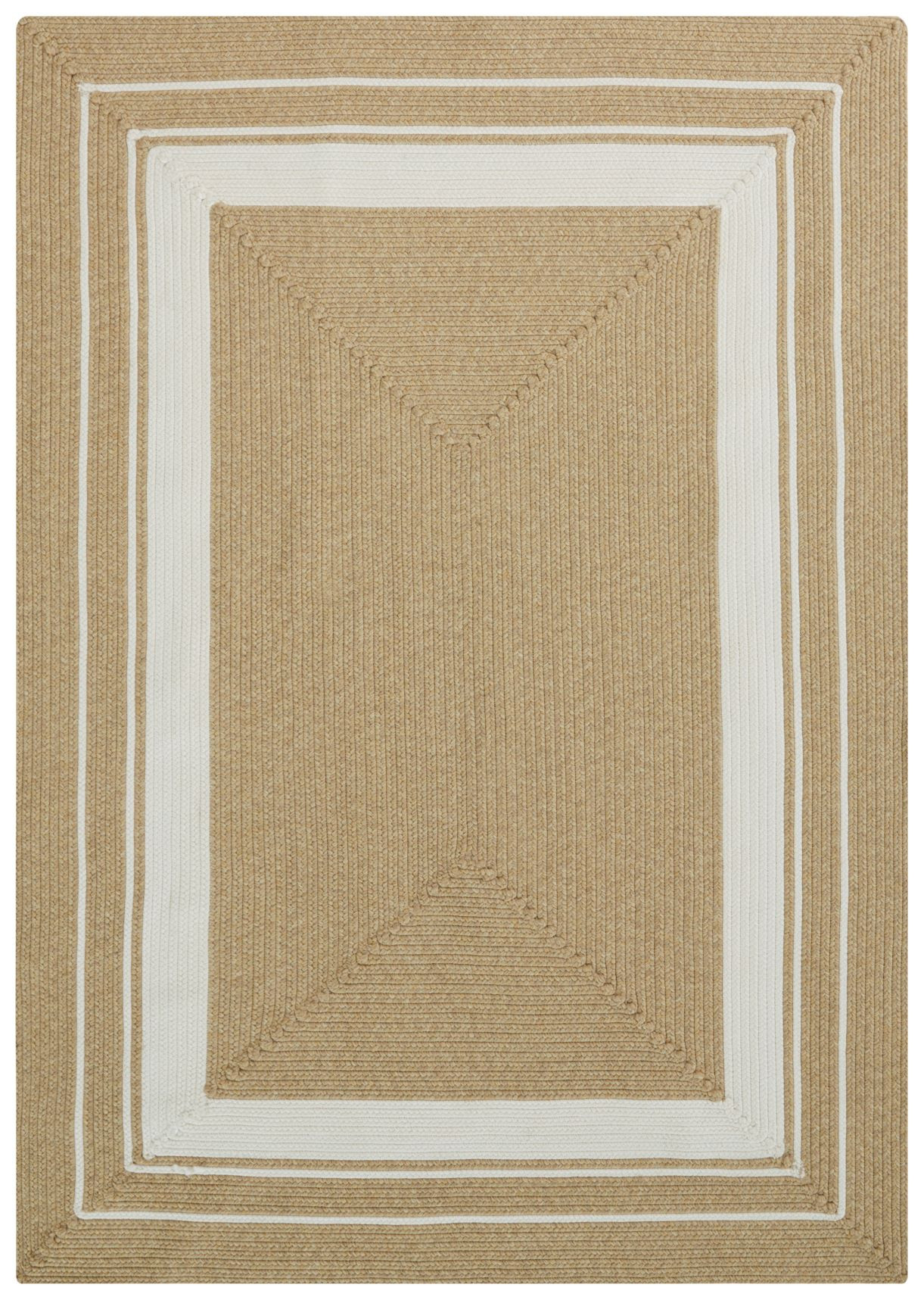 Hanse Home, Kusový koberec Braided 105556 Creme Beige – na von aj na doma, 80x200, béžová, chodba / predsieň