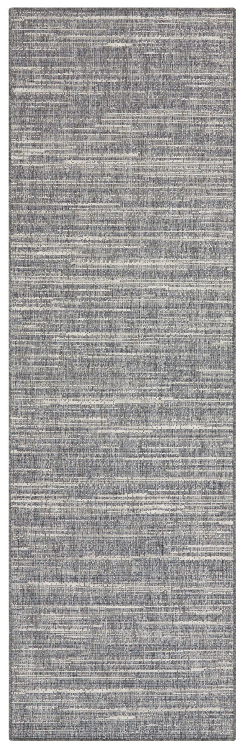 ELLE Decoration, Kusový koberec Gemini 105543 Silver z kolekcie Elle – na von aj na doma, 80x250, šedá, chodba / predsieň