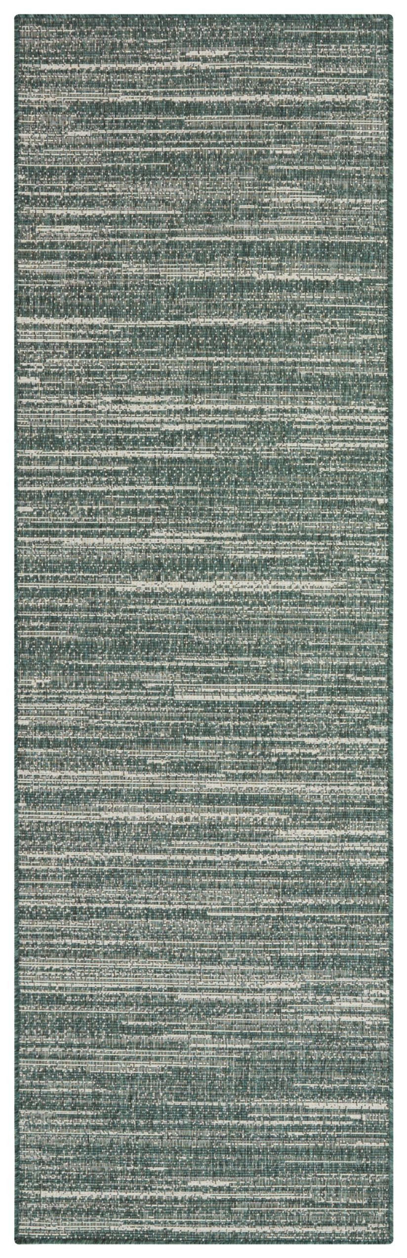 ELLE Decoration, Kusový koberec Gemini 105547 Green z kolekcie Elle – na von aj na doma, 80x150, zelená, chodba / predsieň