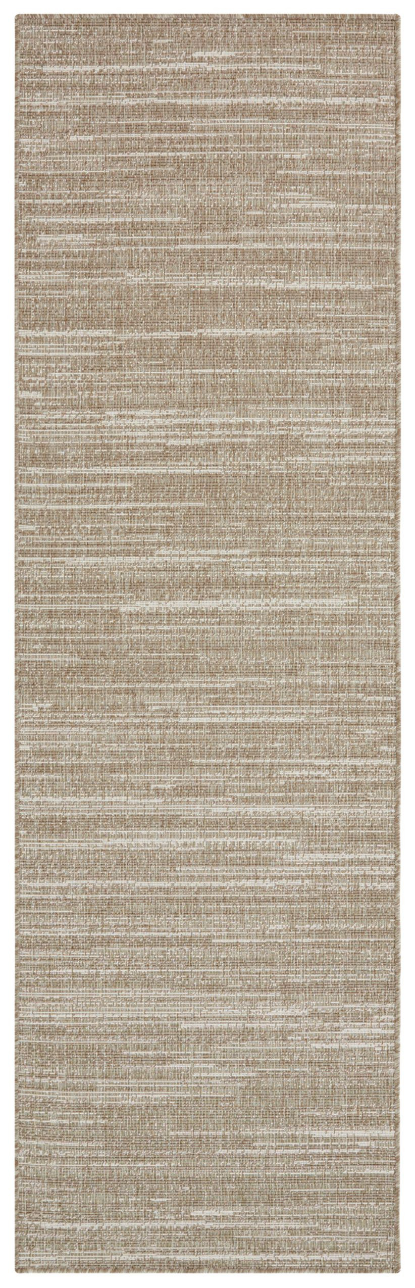 ELLE Decoration, Kusový koberec Gemini 105548 Linen z kolekcie Elle – na von aj na doma, 80x250, béžová, chodba / predsieň