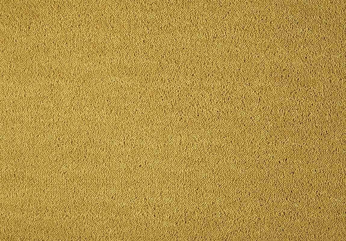 Metrážny koberec Nano Smart 371 žltý - Kruh s obšitím cm Lano - koberce a trávy 