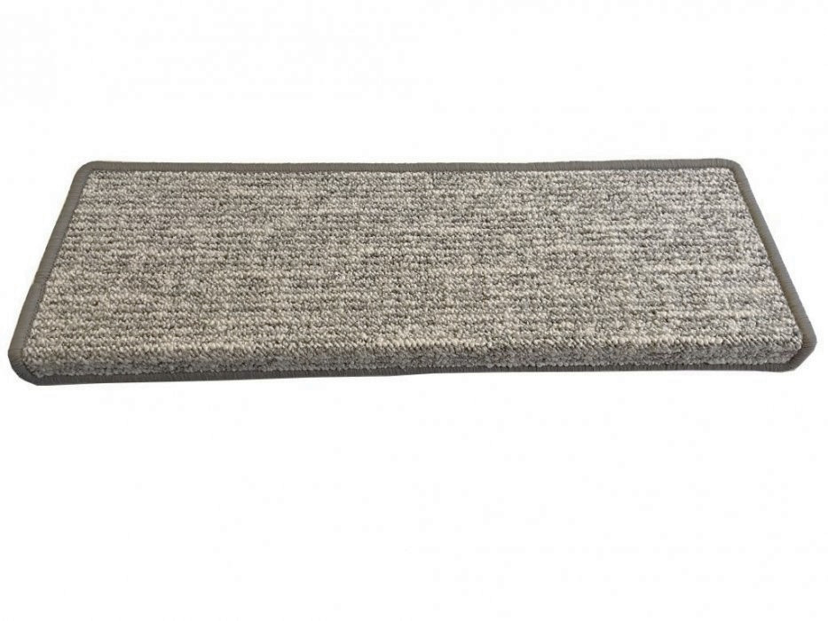 Vopi Nášľapy na schody Alassio šedé obdĺžnik, samolepiaci - 24x65 obdĺžnik (rozmer vrátane ohybu)