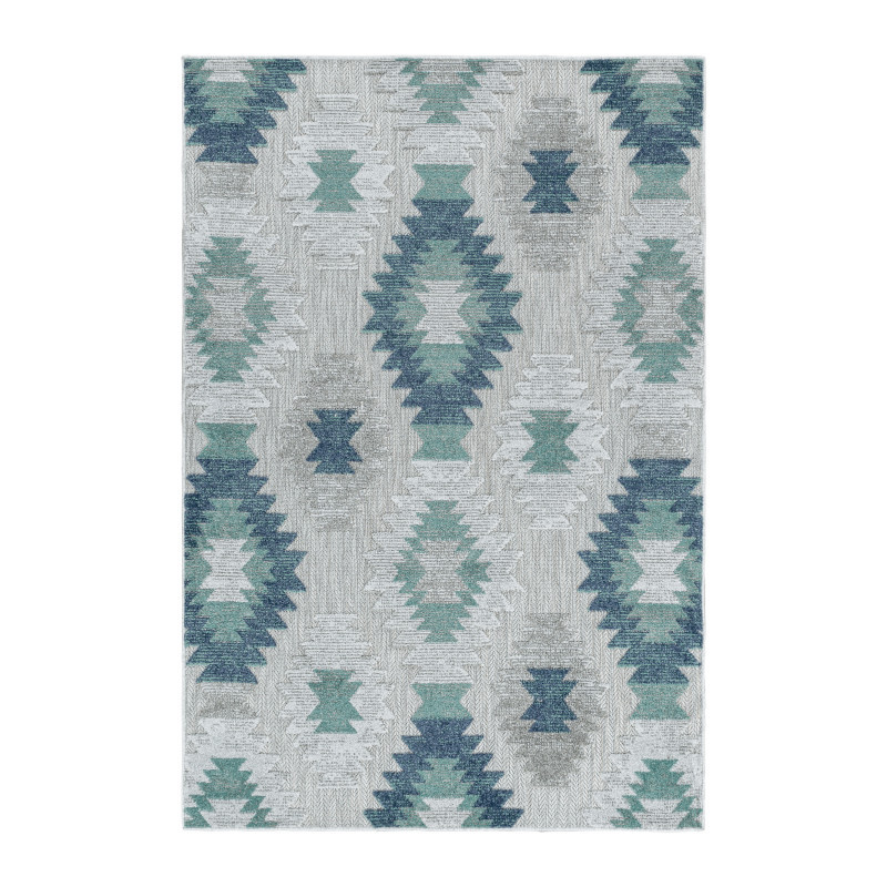Ayyildiz, Kusový koberec Bahama 5153 Blue – na von aj na doma, 200x290, modrá, chodba / predsieň