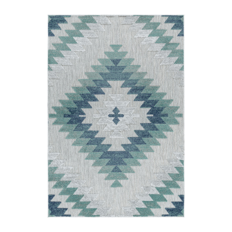Ayyildiz, Kusový koberec Bahama 5154 Blue – na von aj na doma, 200x290, modrá, chodba / predsieň