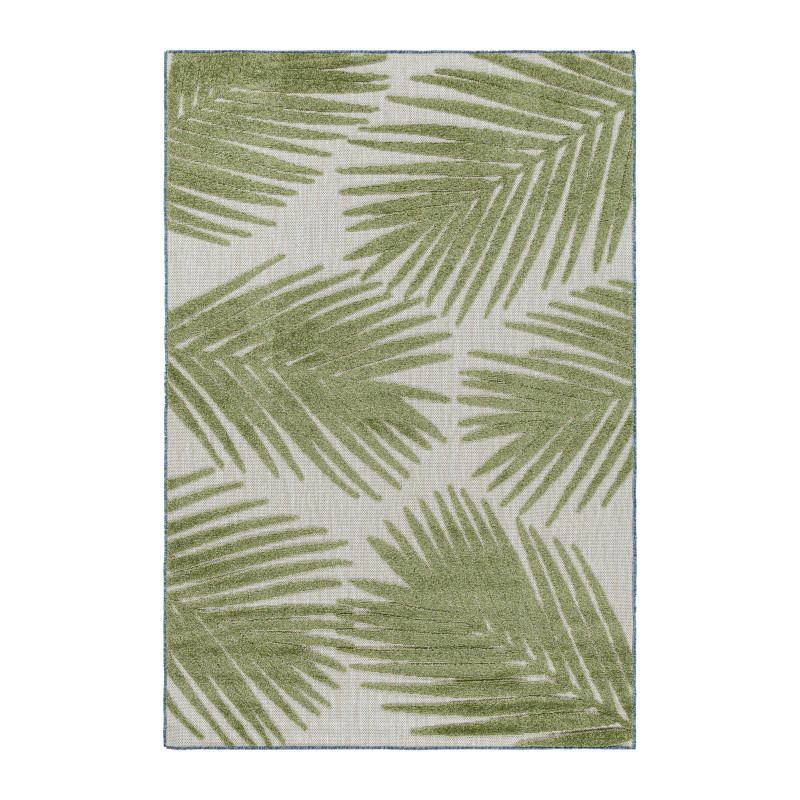 Ayyildiz, Kusový koberec Bahama 5155 Green – na von aj na doma, 80x250, zelená, chodba / predsieň
