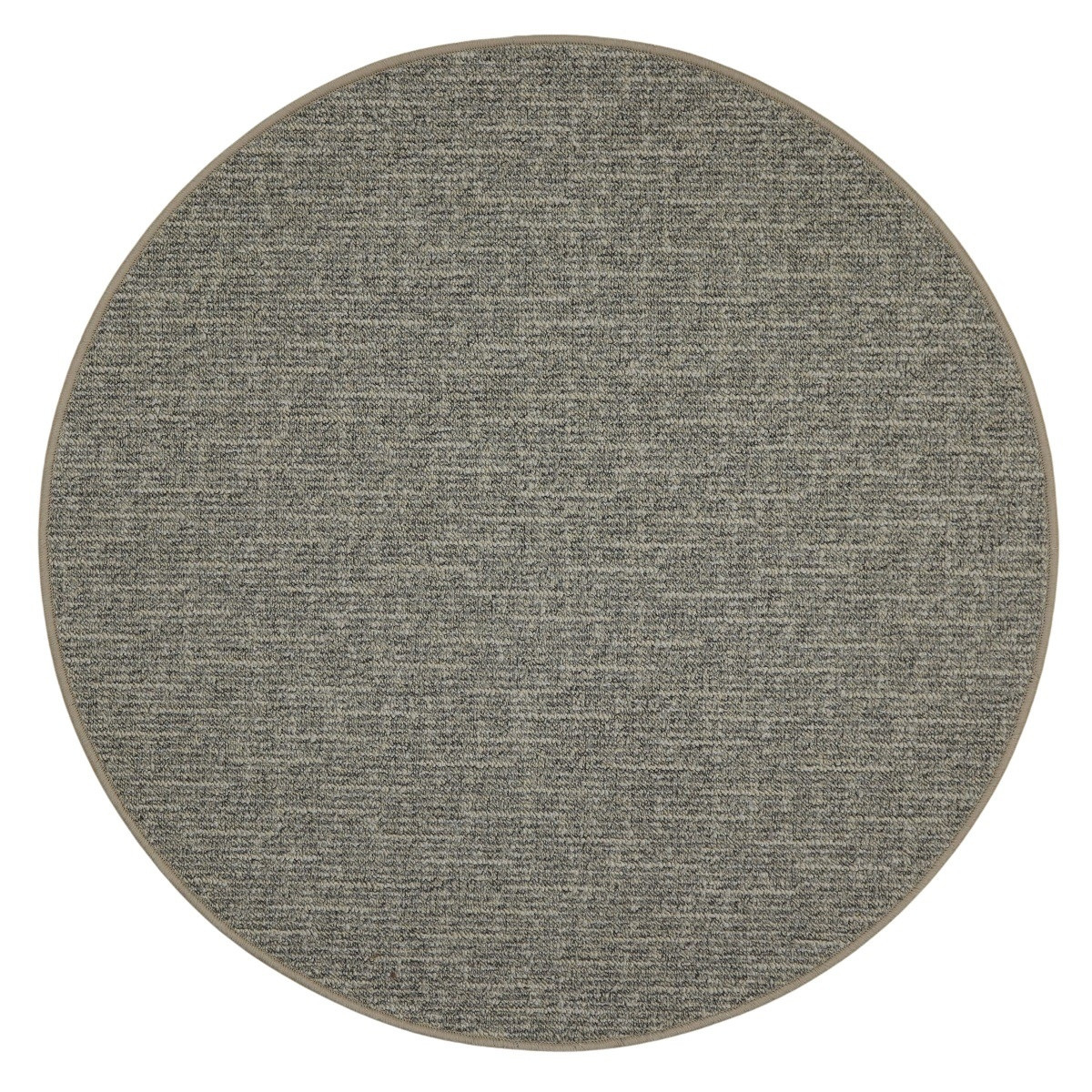 Vopi, Kusový koberec Alassio šedobéžový okrúhly, 67x67 (priemer) kruh, šedá, chodba / predsieň