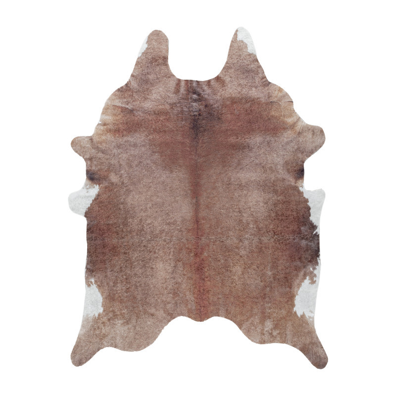 Kusový koberec Etosha 4112 brown (tvar kožušiny) - 100x135 tvar kožešiny cm Ayyildiz koberce 