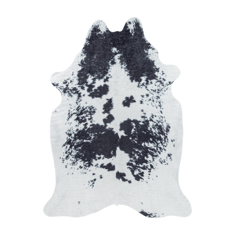 Kusový koberec Etosha 4114 black (tvar kožušiny) - 100x135 tvar kožešiny cm Ayyildiz koberce 