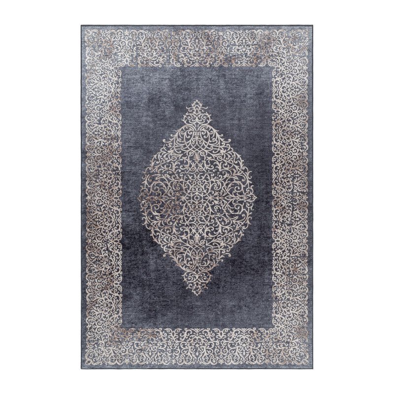 Ayyildiz, Kusový koberec Fiesta 4303 black, 80x250, čierna, chodba / predsieň