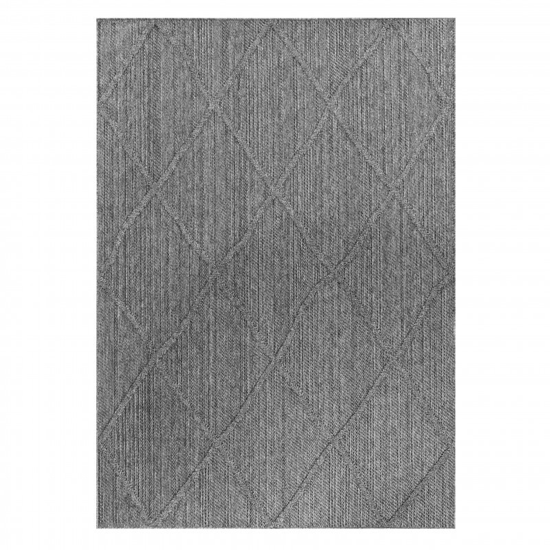 Ayyildiz, Kusový koberec Patara 4952 Grey – na von aj na doma, 140x200, šedá, chodba / predsieň