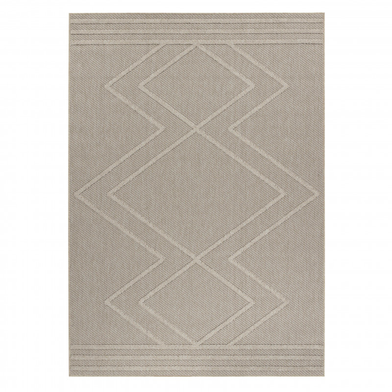 Ayyildiz, Kusový koberec Patara 4954 Beige – na von aj na doma, 120x170, béžová, chodba / predsieň