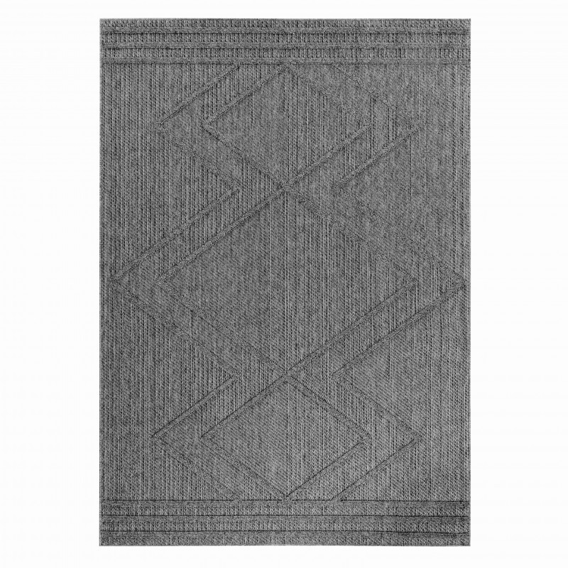 Ayyildiz, Kusový koberec Patara 4954 Grey – na von aj na doma, 140x200, šedá, chodba / predsieň