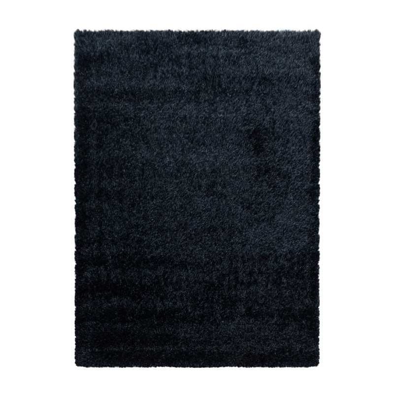 Kusový koberec Brilliant Shaggy 4200 Black - 160x230 cm Ayyildiz koberce 