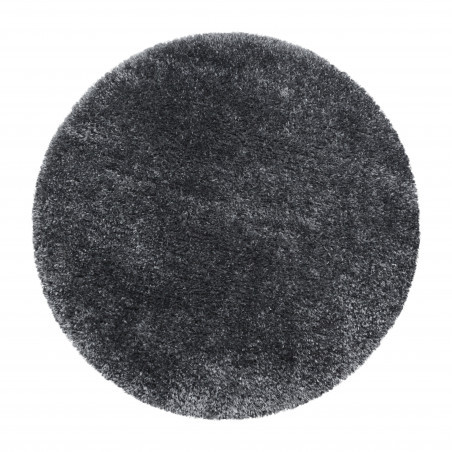 Kusový koberec Brilliant Shaggy 4200 Grey kruh - 200x200 (priemer) kruh cm Ayyildiz koberce 