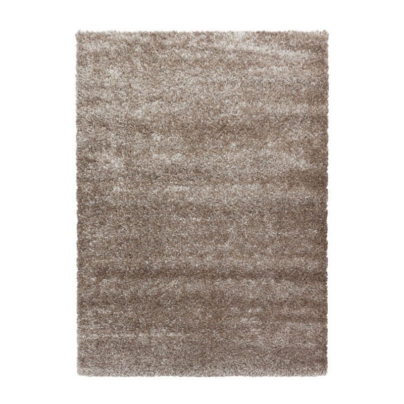 Ayyildiz, Kusový koberec Brilliant Shaggy 4200 Taupe, 120x170, hnedá, obývacia izba