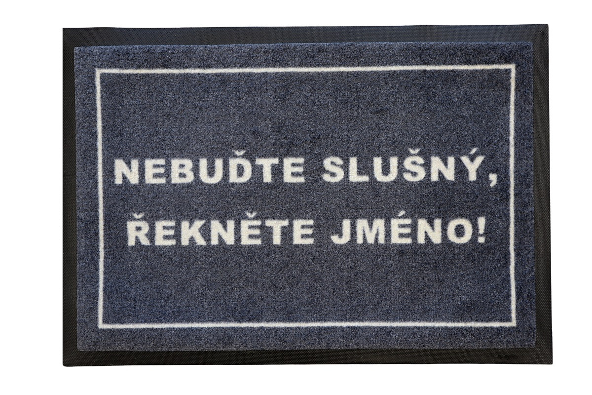 GDmats, Slušná rohožka 40x60 cm – na von aj na doma, 40x60, šedá