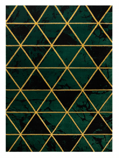 Kusový koberec Emerald 1020 green and gold - 80x150 cm Dywany Łuszczów 