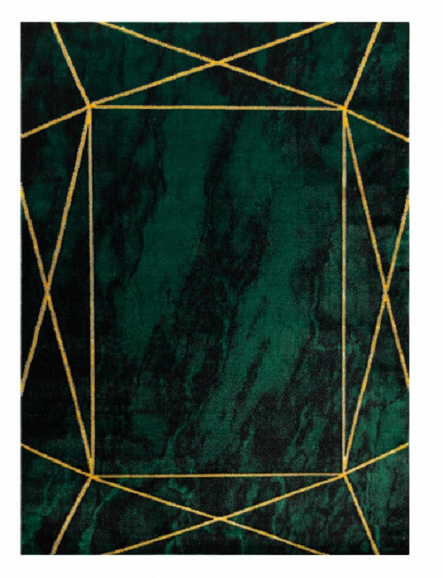 Kusový koberec Emerald 1022 green and gold - 160x220 cm Dywany Łuszczów 