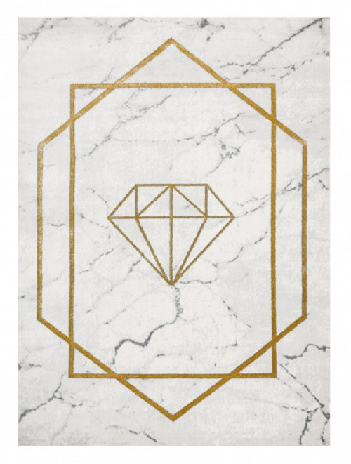 Kusový koberec Emerald diamant 1019 cream and gold - 120x170 cm Dywany Łuszczów 