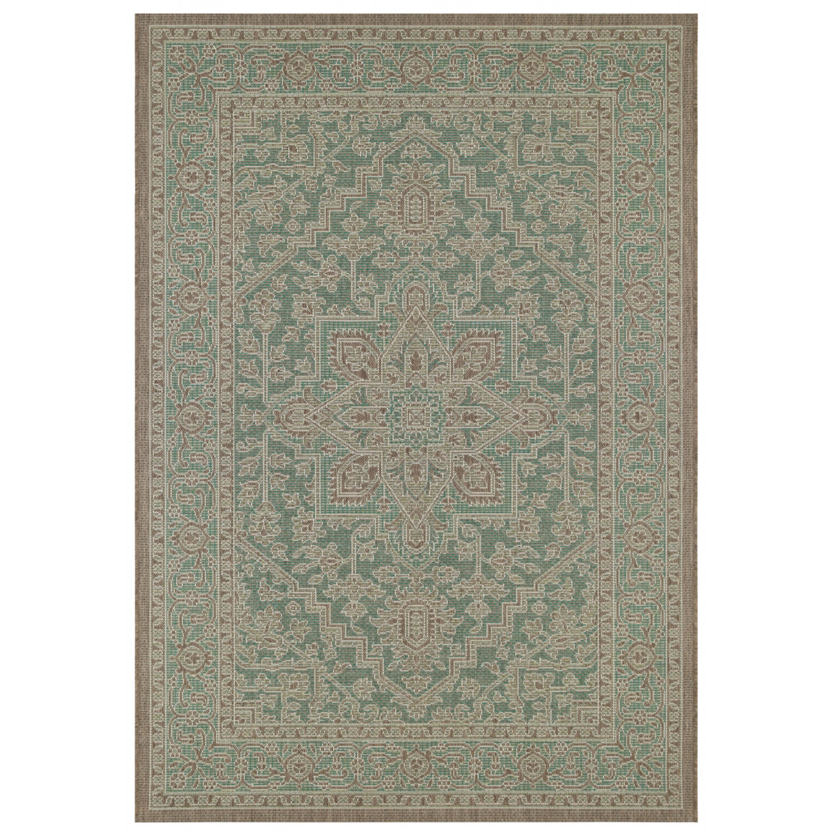 AKCIA: 200x290 cm Kusový koberec Jaffa 103877 Taupe/Green – na von aj na doma