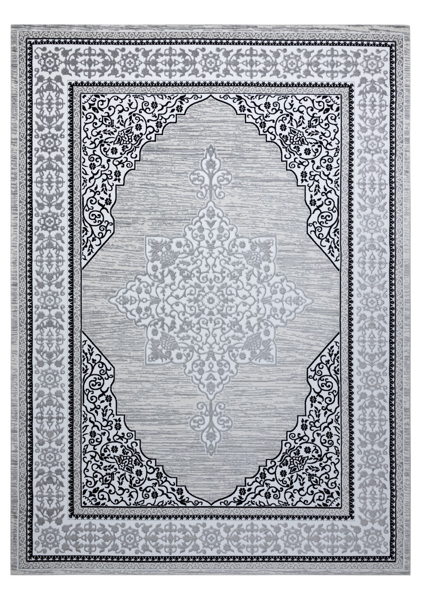 Kusový koberec Gloss 8490 52 Ornament ivory/grey - 80x150 cm Dywany Łuszczów 