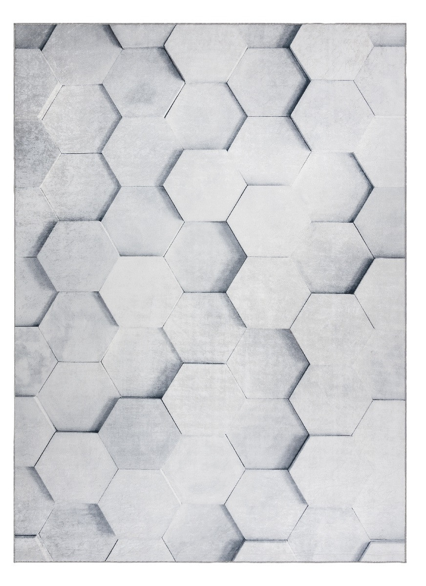 Kusový koberec ANDRE Hexagon 3D 1180 - 160x220 cm Dywany Łuszczów 