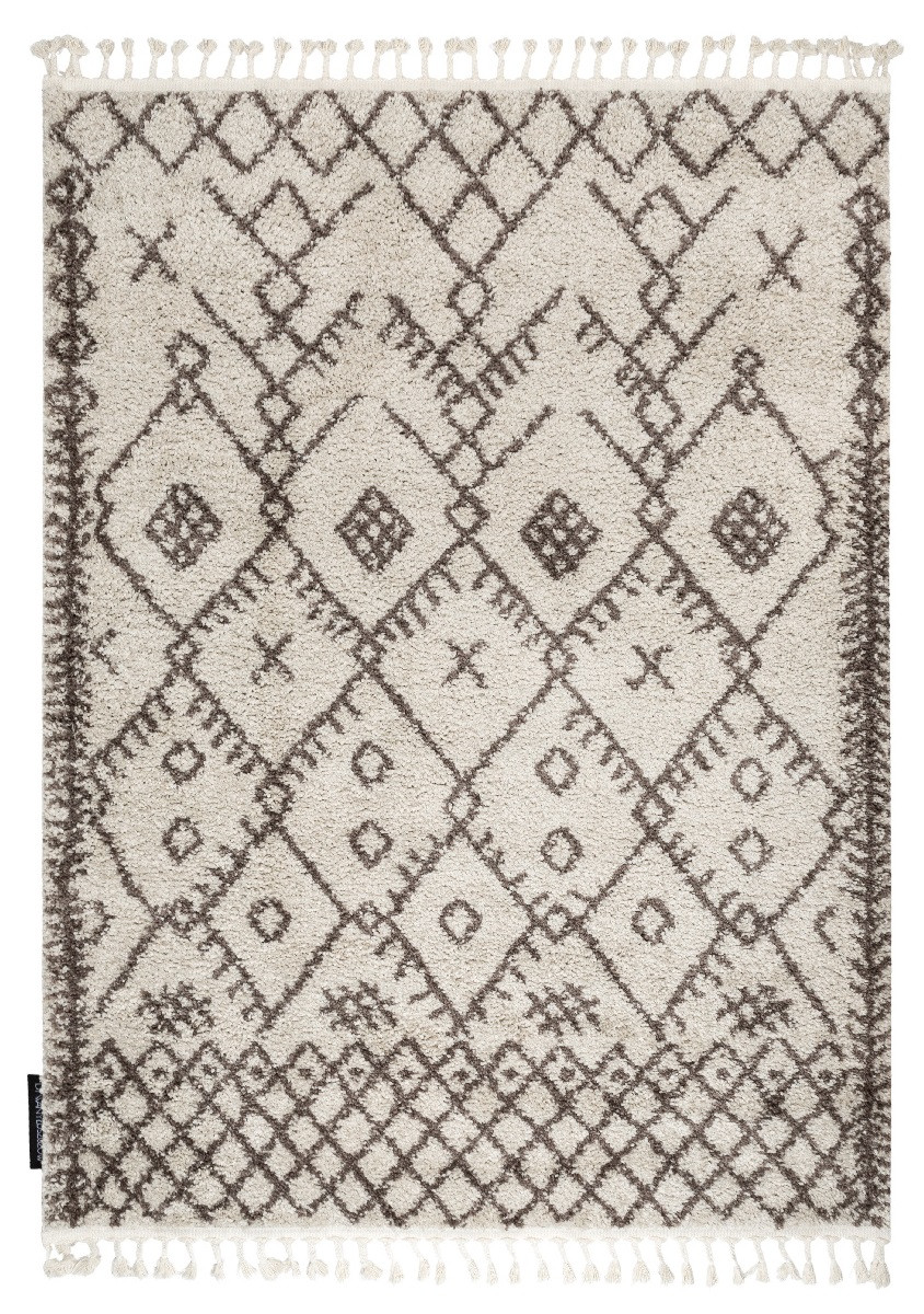 Kusový koberec Berber Tanger B5940 cream and brown - 80x150 cm Dywany Łuszczów 