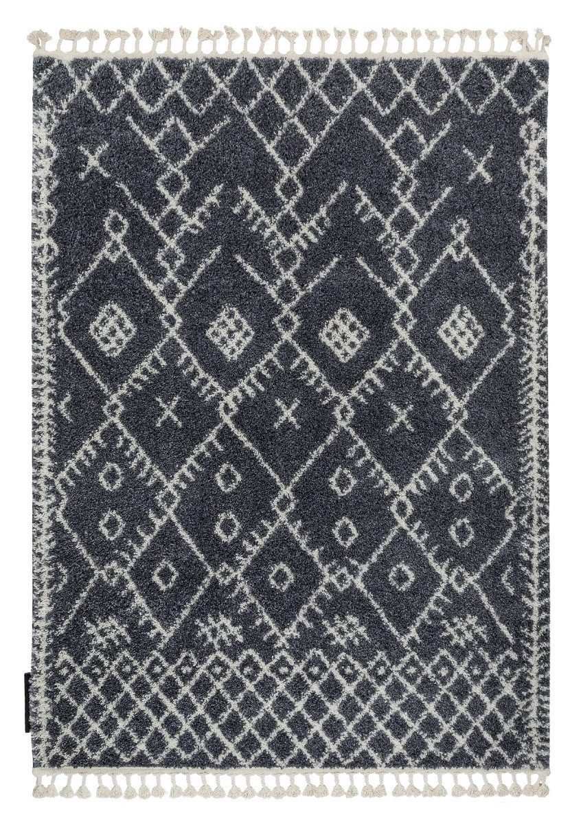 Kusový koberec Berber Tanger B5940 grey and white - 120x170 cm Dywany Łuszczów 