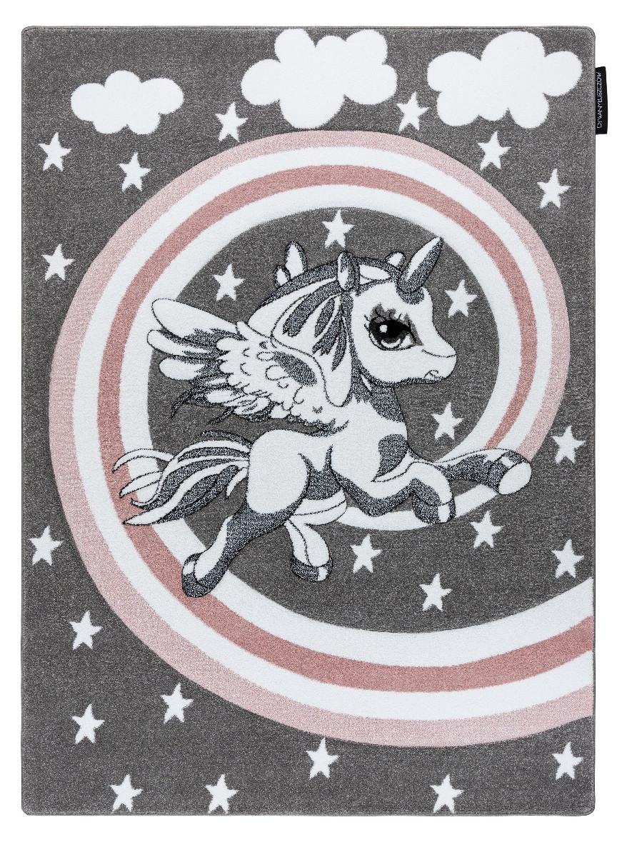 Dywany Łuszczów, Detský kusový koberec Petit Pony grey, 120x170, šedá, detská izba