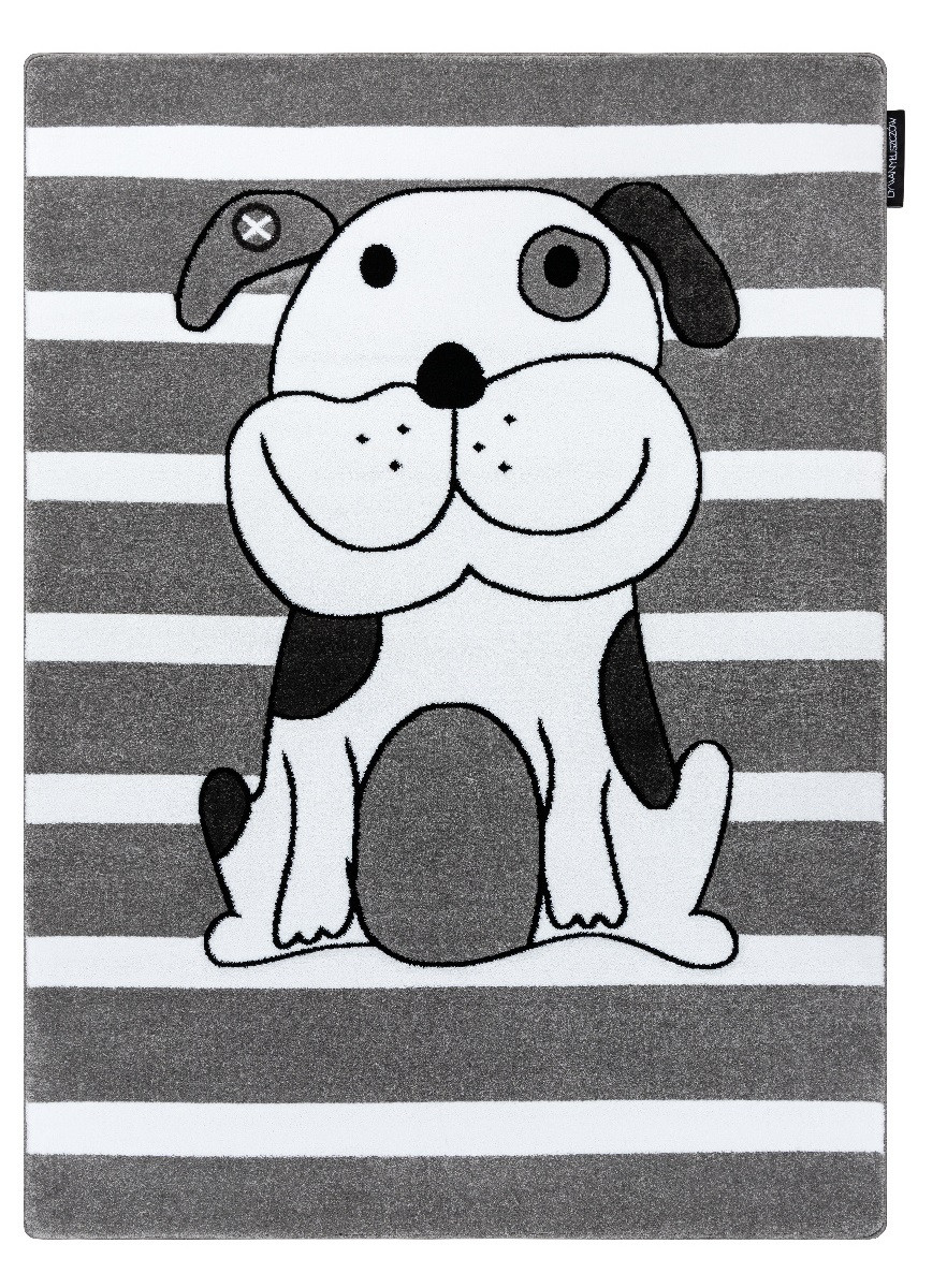 Detský kusový koberec Petit Puppy grey - 180x270 cm Dywany Łuszczów 