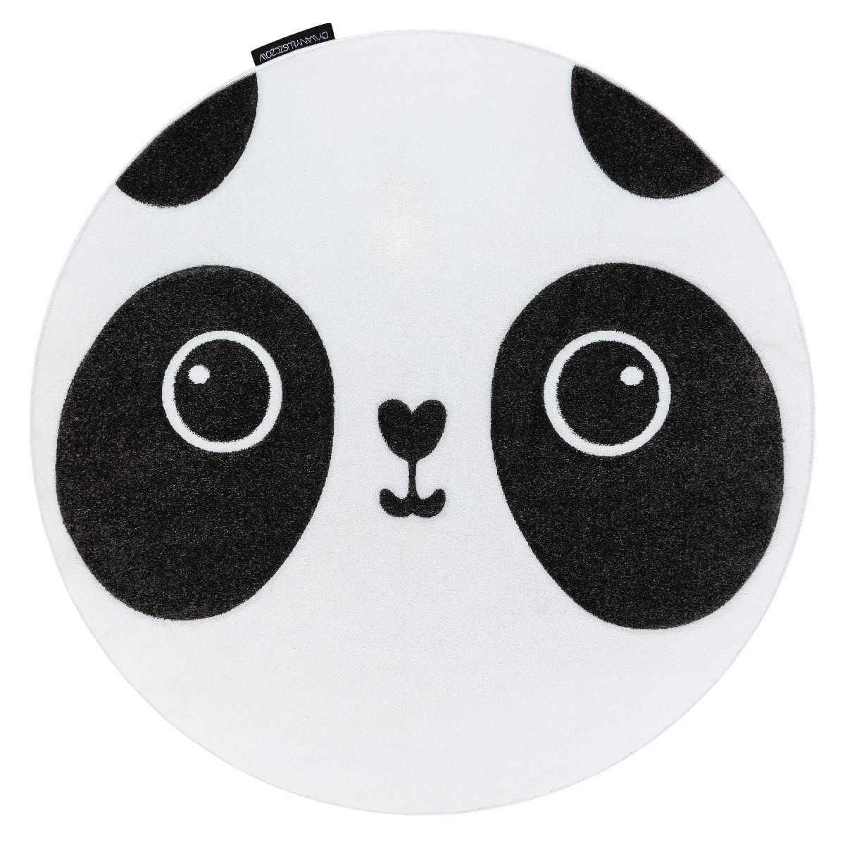Detský kusový koberec Petit Panda white kruh - 160x160 (priemer) kruh cm Dywany Łuszczów 