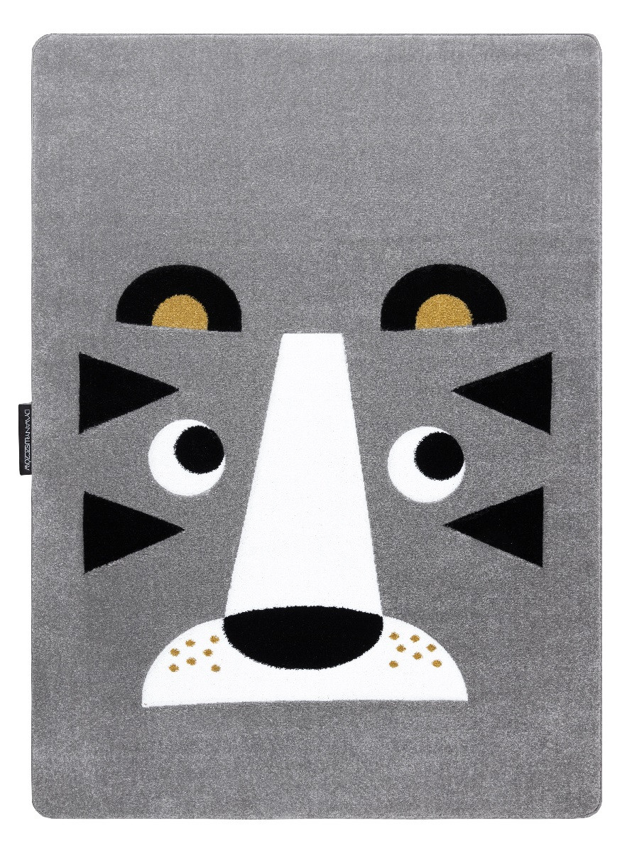 Dywany Łuszczów, Detský kusový koberec Petit Lion grey, 120x170, šedá, detská izba