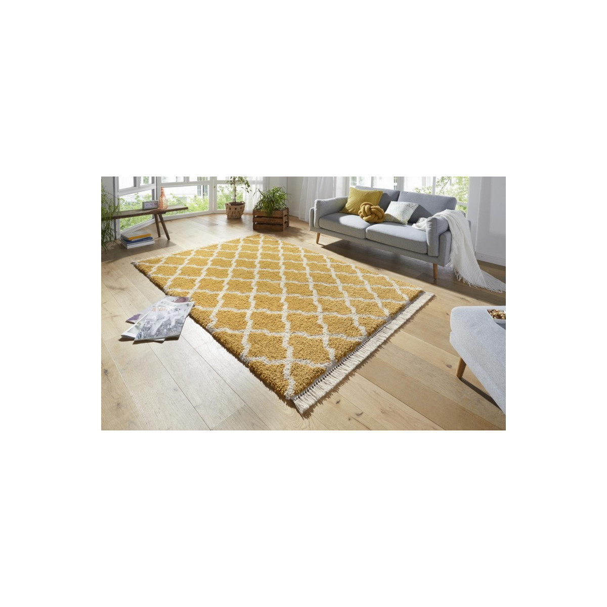 AKCIA: 80x200 cm Kusový koberec Desiré 103325 Gold Creme
