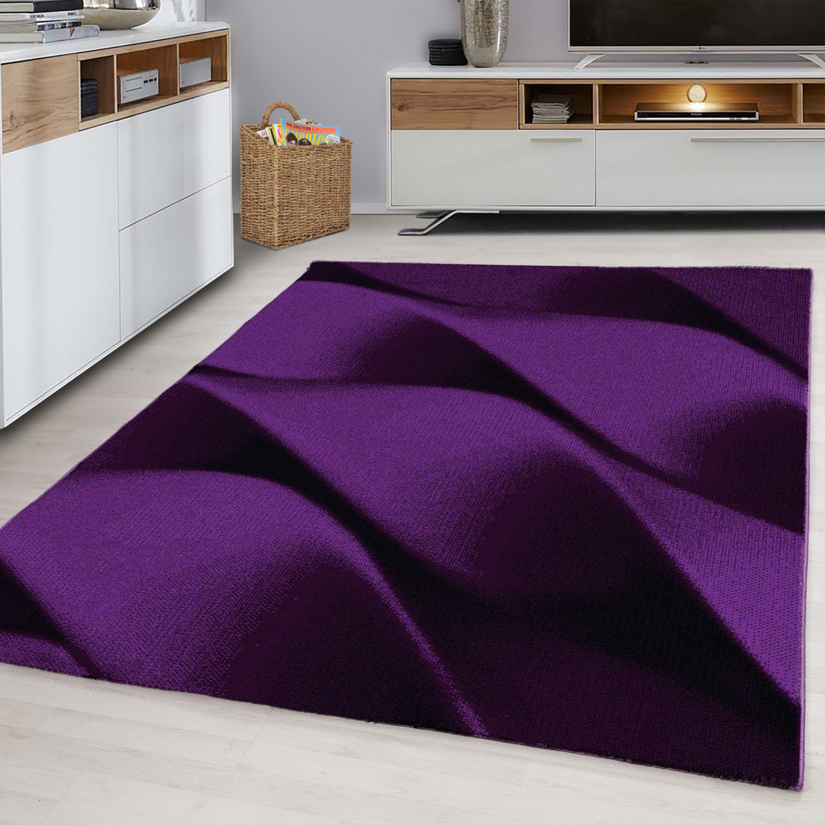 AKCIA: 80x150 cm Kusový koberec Parma 9240 lila