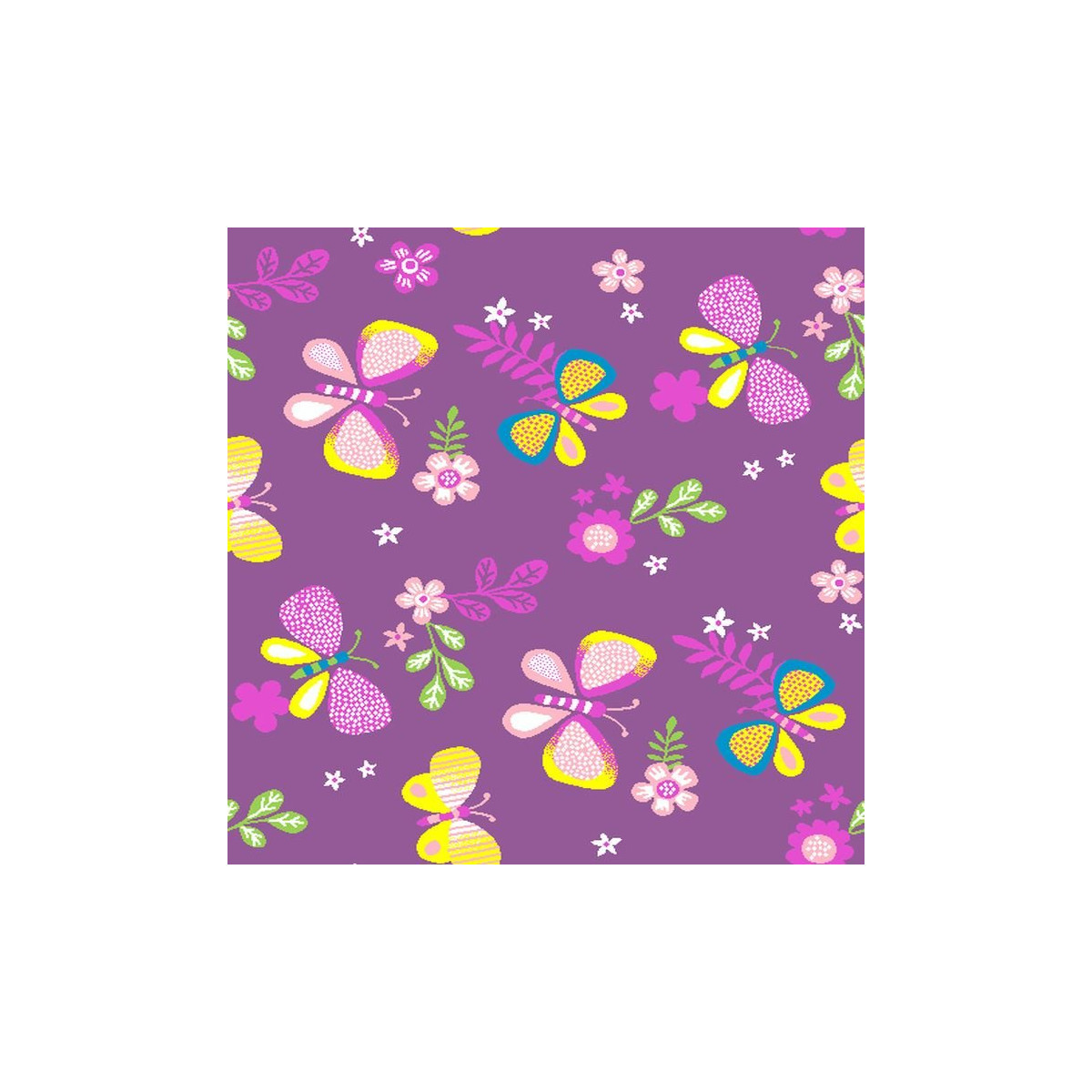 AKCIA: 120x170 cm Detský kusový koberec Motýlik 5291 fialový