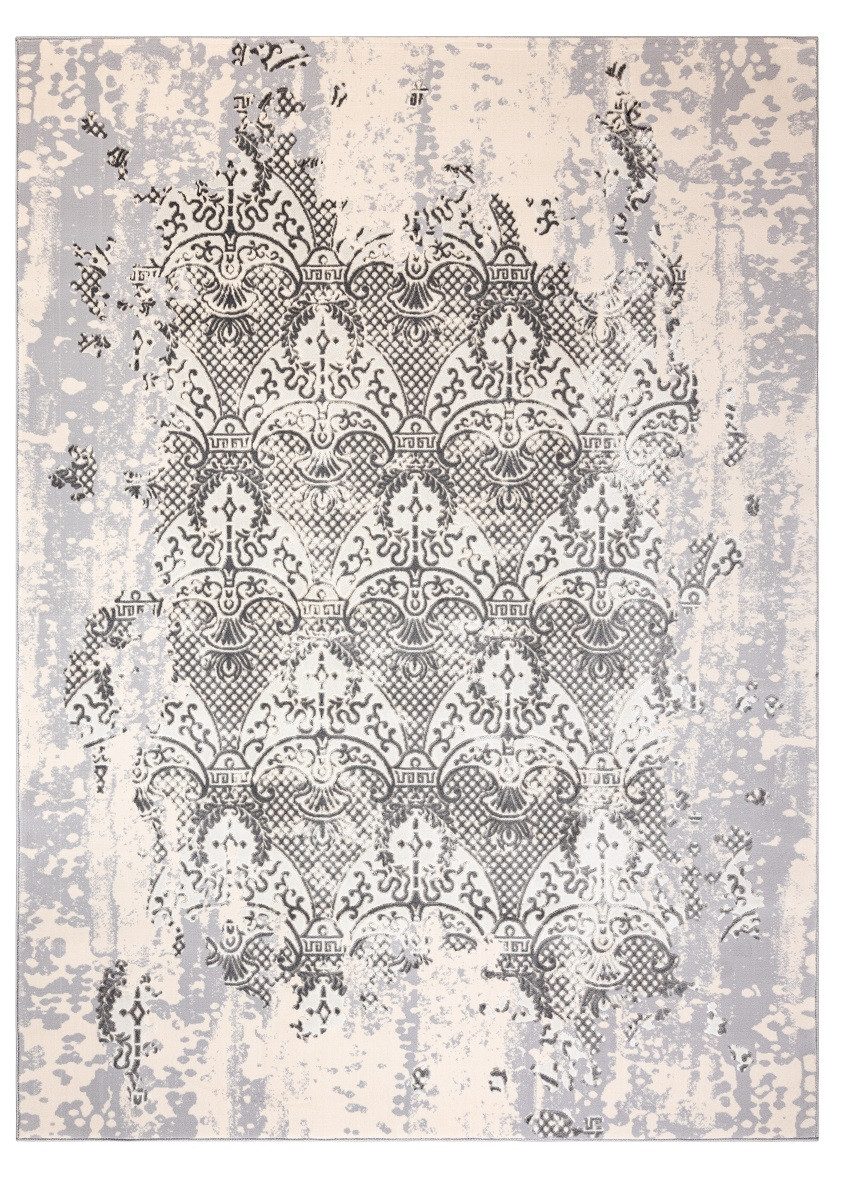 Dywany Łuszczów, Kusový koberec Core W3824 Ornament Vintage cream/grey, 200x290, šedá, chodba / predsieň