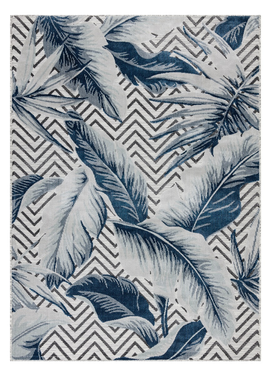 Kusový koberec Botanic 65242 Feathers grey – na von aj na doma - 137x190 cm Dywany Łuszczów 