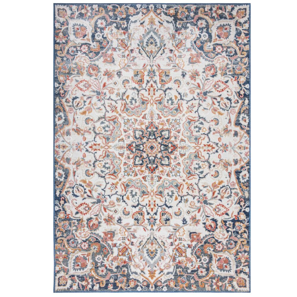 Flair Rugs, Kusový koberec Plaza Mabel Navy – na von aj na doma, 200x290, modrá, exteriér
