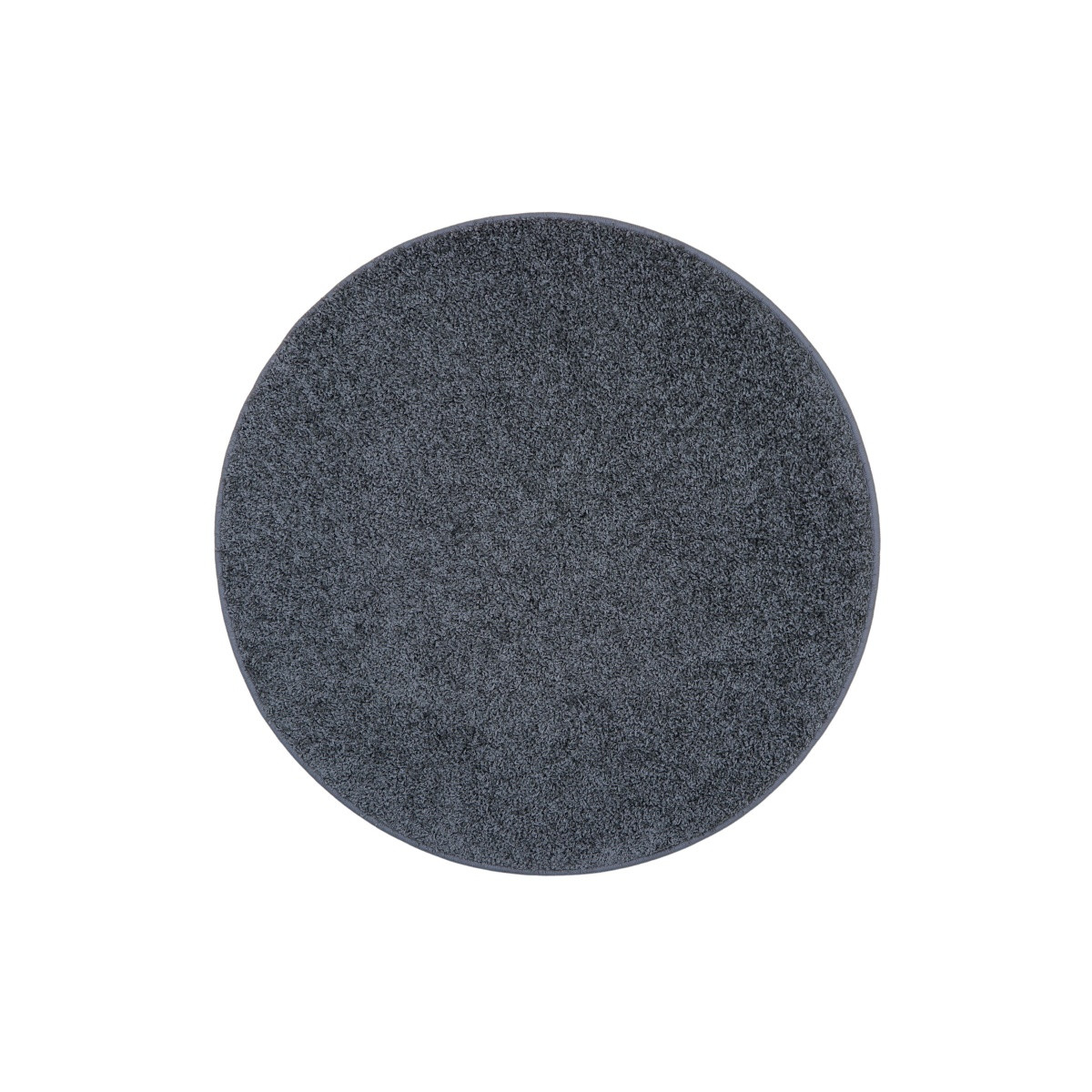 Kusový koberec Color Shaggy sivý guľatý