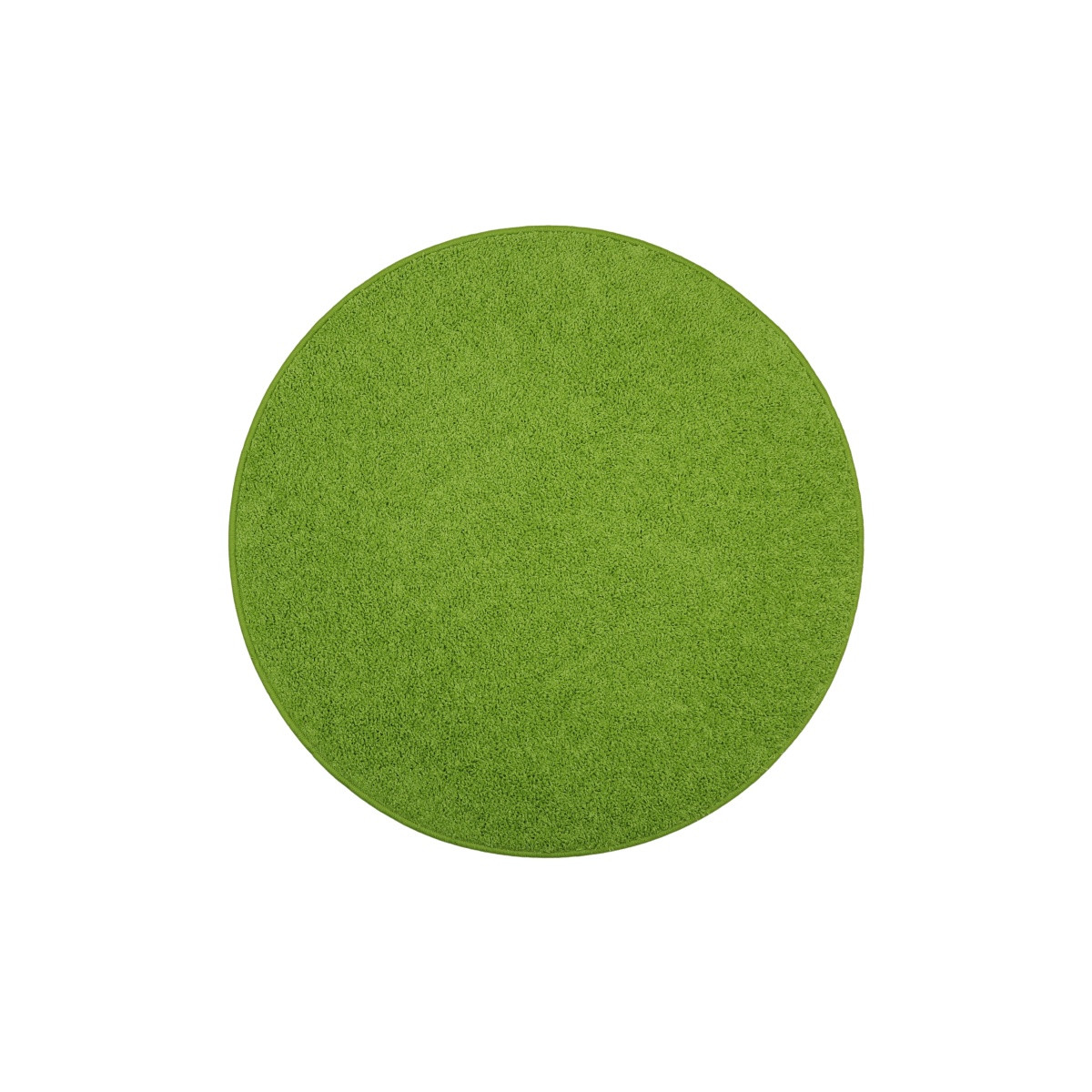 Kusový koberec Color shaggy zelený guľatý